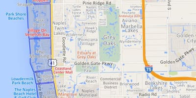 Mapa de naples park