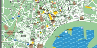 Napoli mapa turístico
